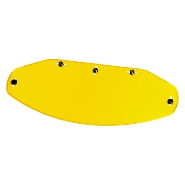 02-507 5 Snap Flat Face Shield - Amber