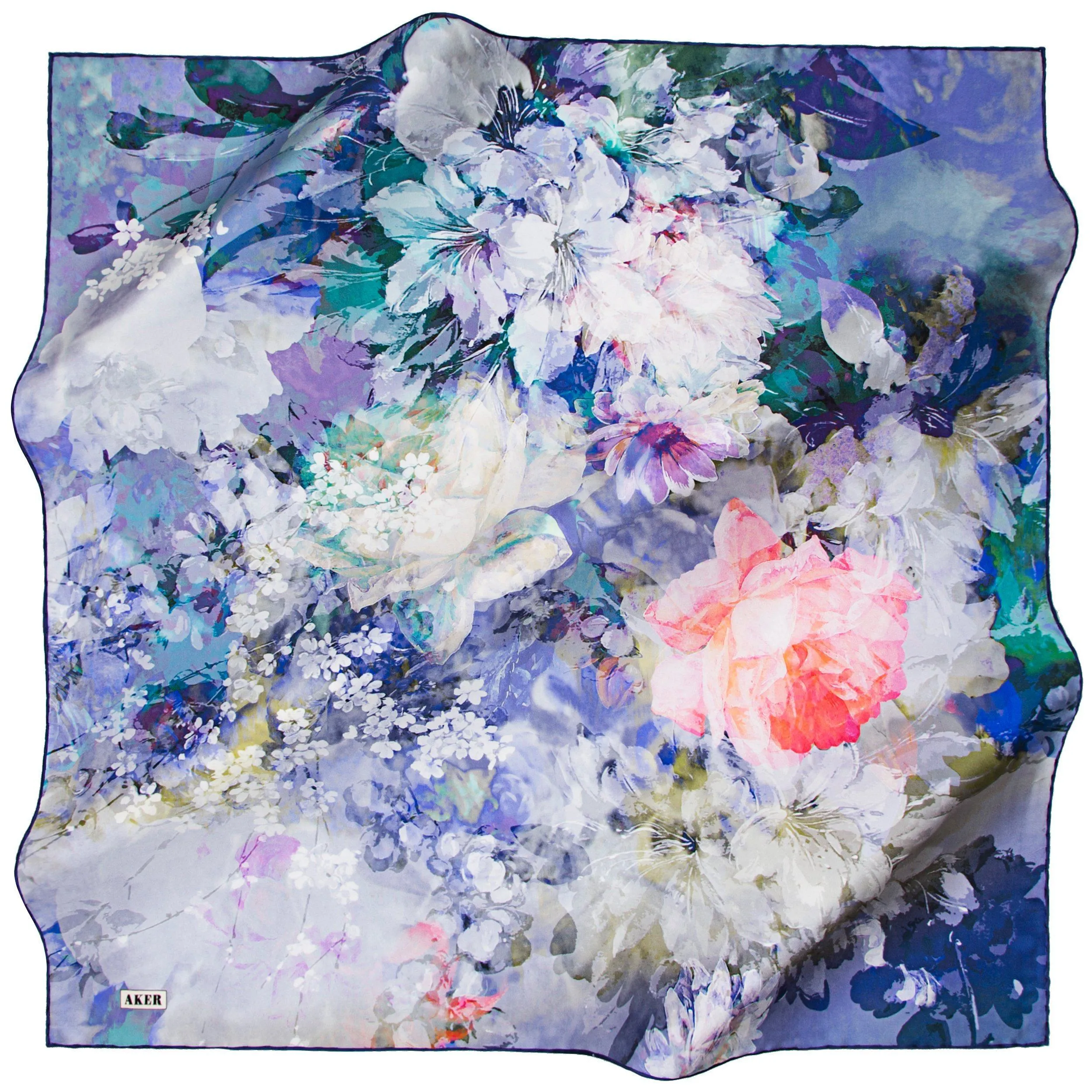 Aker Blossom Silk Twill Scarf