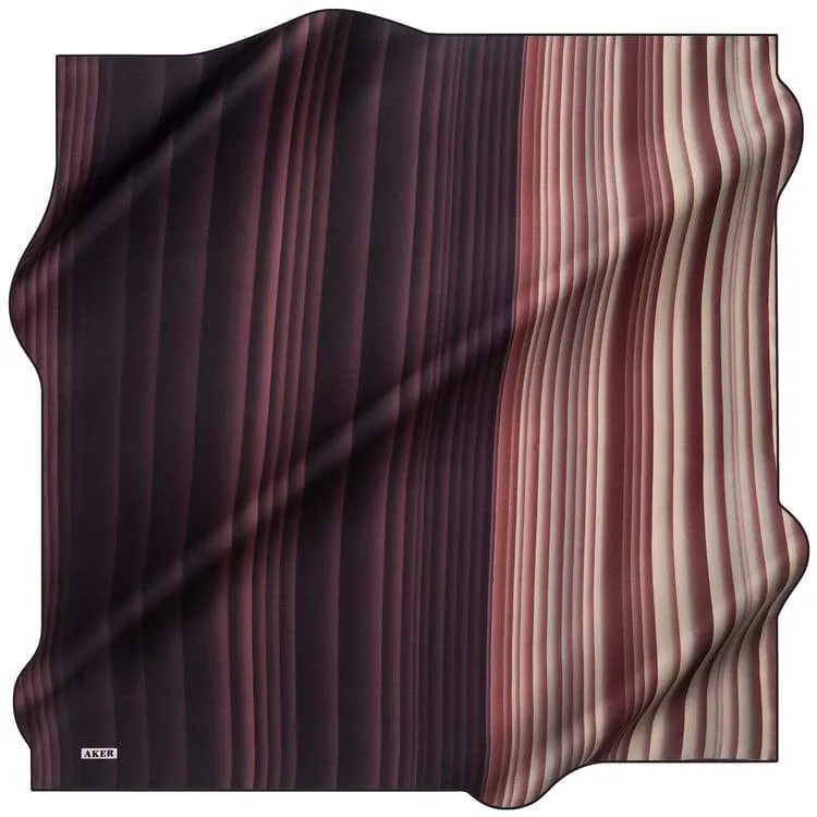 Aker Ombra Pure Silk Twill Scarf No. 92