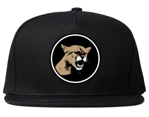 Angry Cougar Chest Mens Snapback Hat