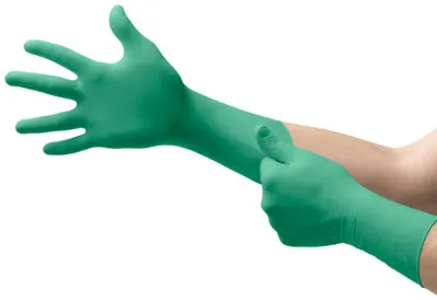 ANSELL TOUCH N TUFF 92-605 PF NITRILE EXTENDED CUFF - {ALL COLOURS / SIZES}