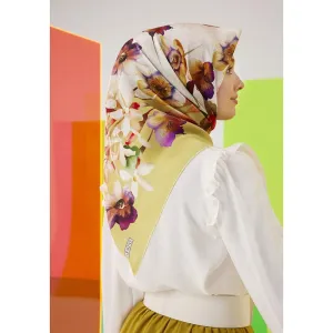 Armine Anna Dolce Floral Silk Scarf No 1