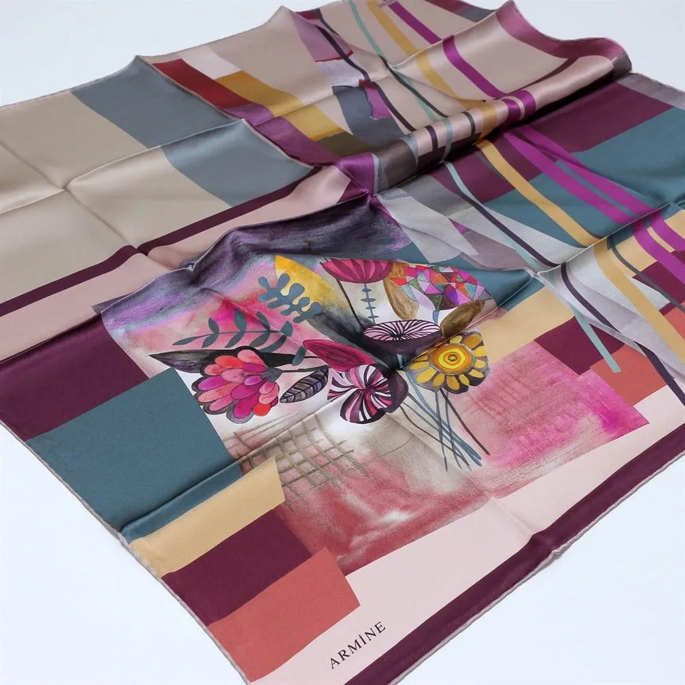 Armine Summer Turkish Silk Scarf No. 83