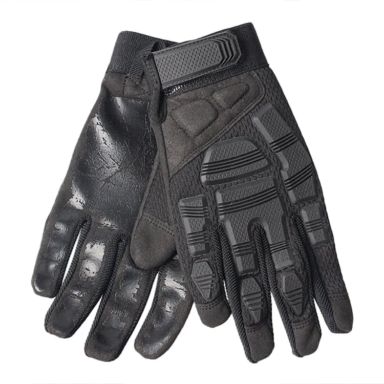 B33 Outdoor Mountaineering Riding Anti-Skid Protective Motorcycle Gloves, Size: S(Black)