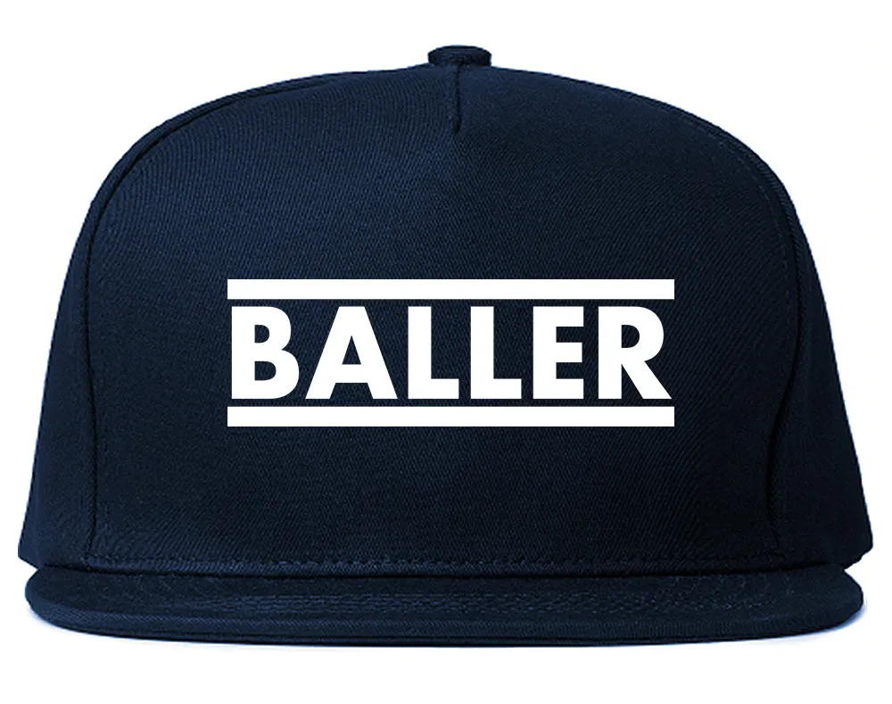 Baller Mens Snapback Hat