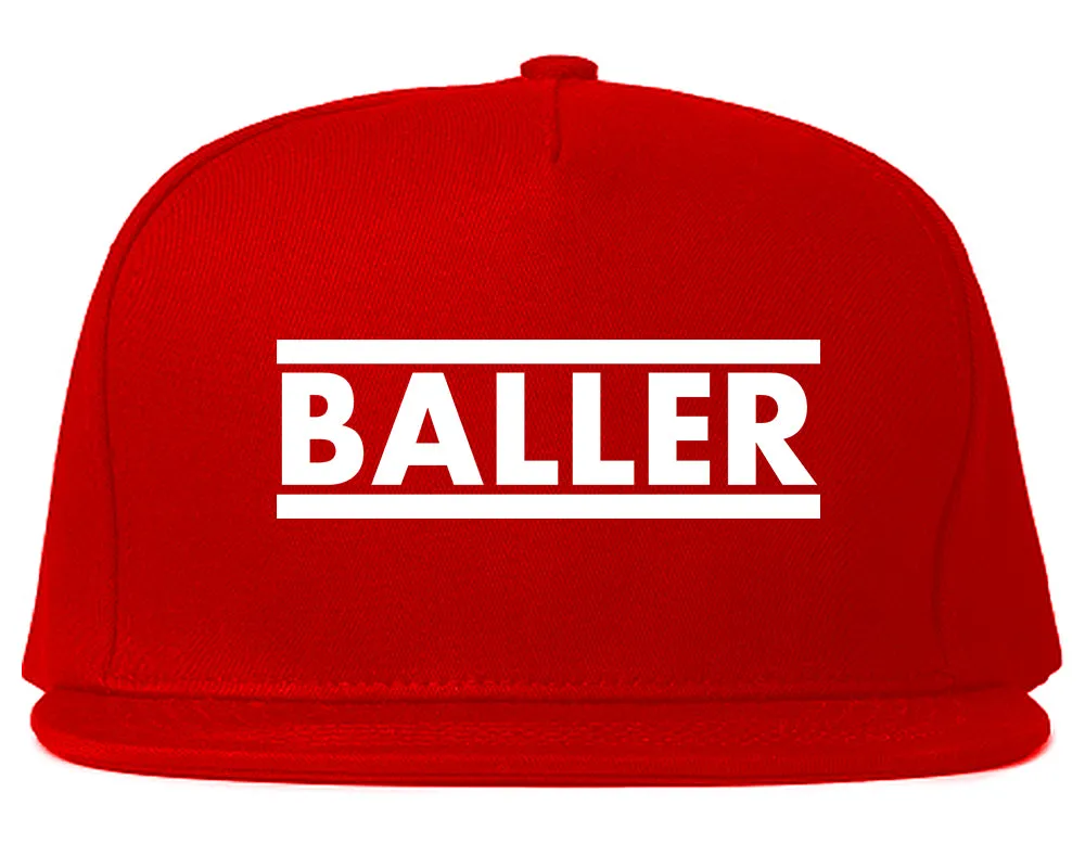 Baller Mens Snapback Hat