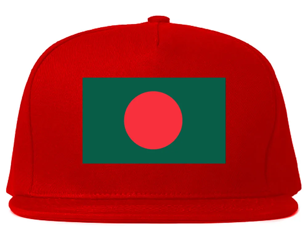 Bangladesh Flag Country Printed Snapback Hat Cap