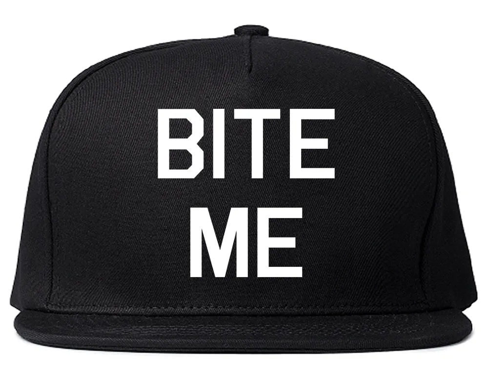 Bite Me Mens Snapback Hat