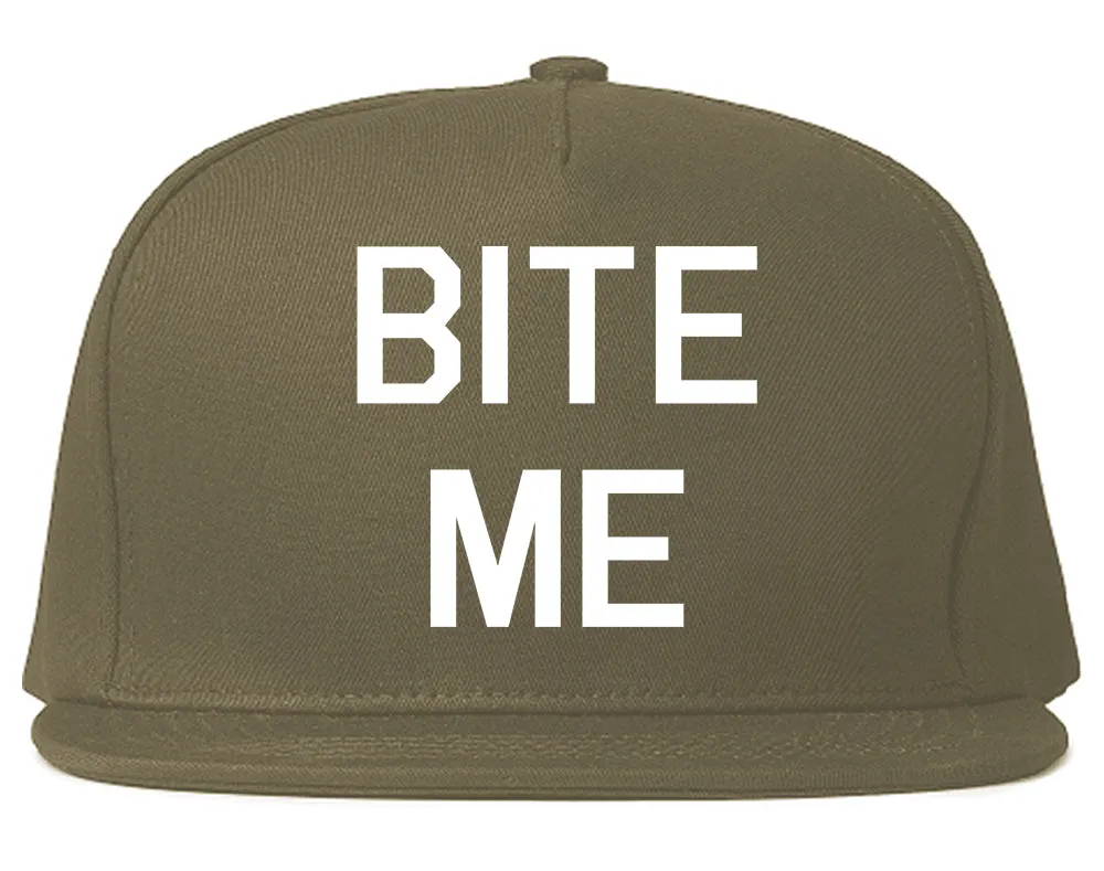 Bite Me Mens Snapback Hat