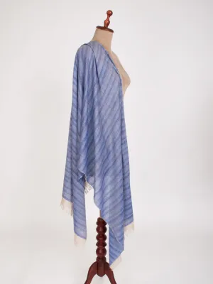 Blue Indian Cashmere Scarf