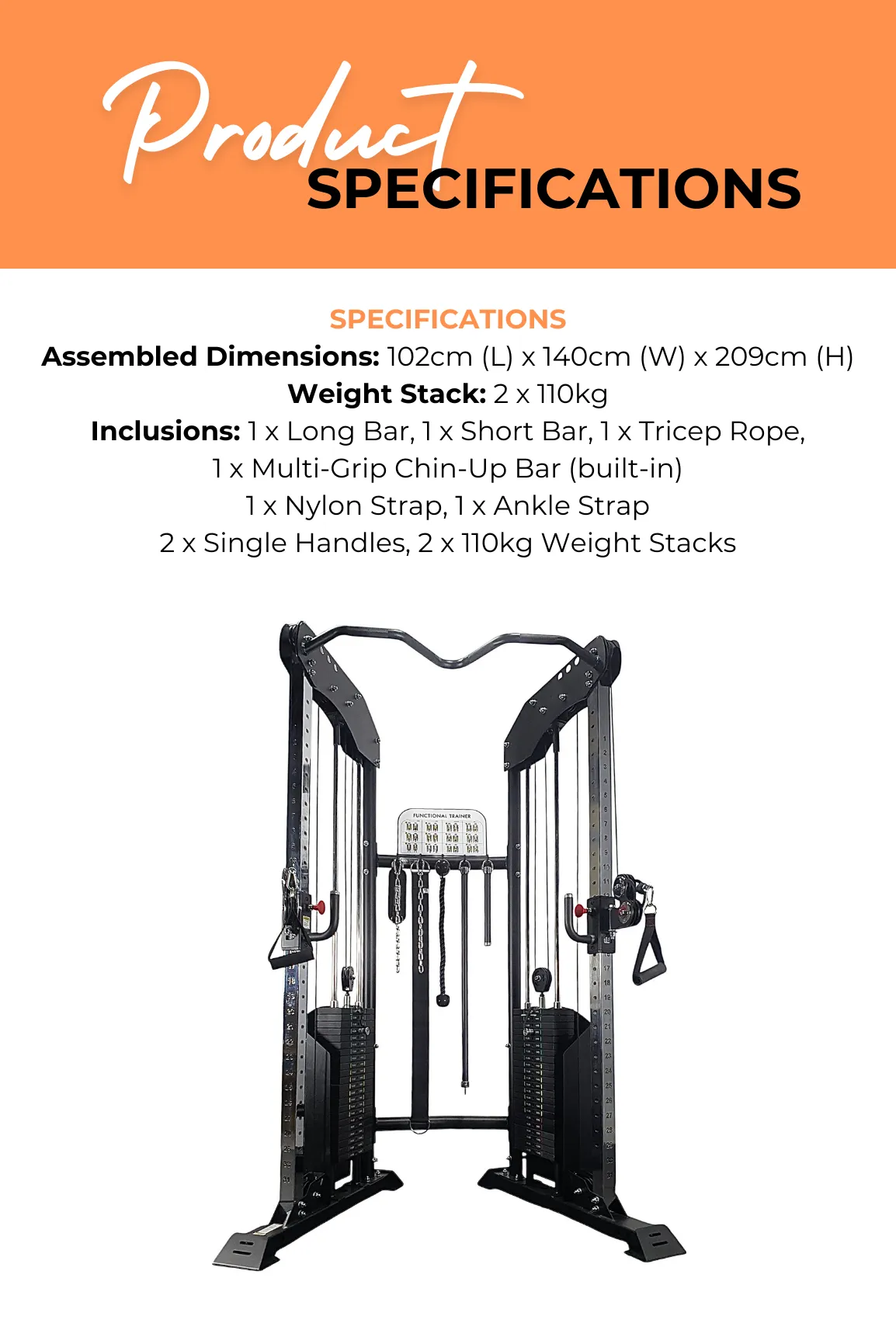 BodyIron BFX250 Commercial Functional Trainer