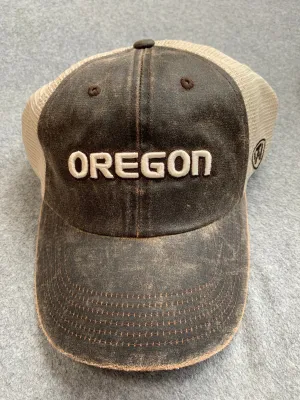 Brown Mesh Oregon Ducks Hat