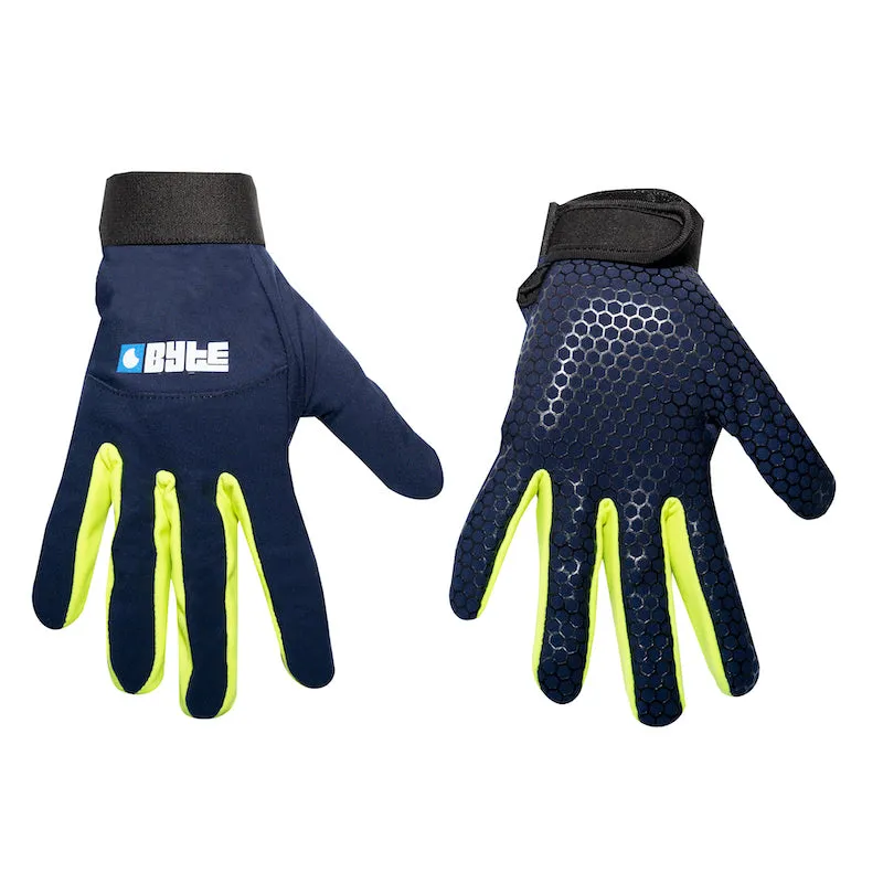 BYTE SKIN GLOVES NAVY LIME