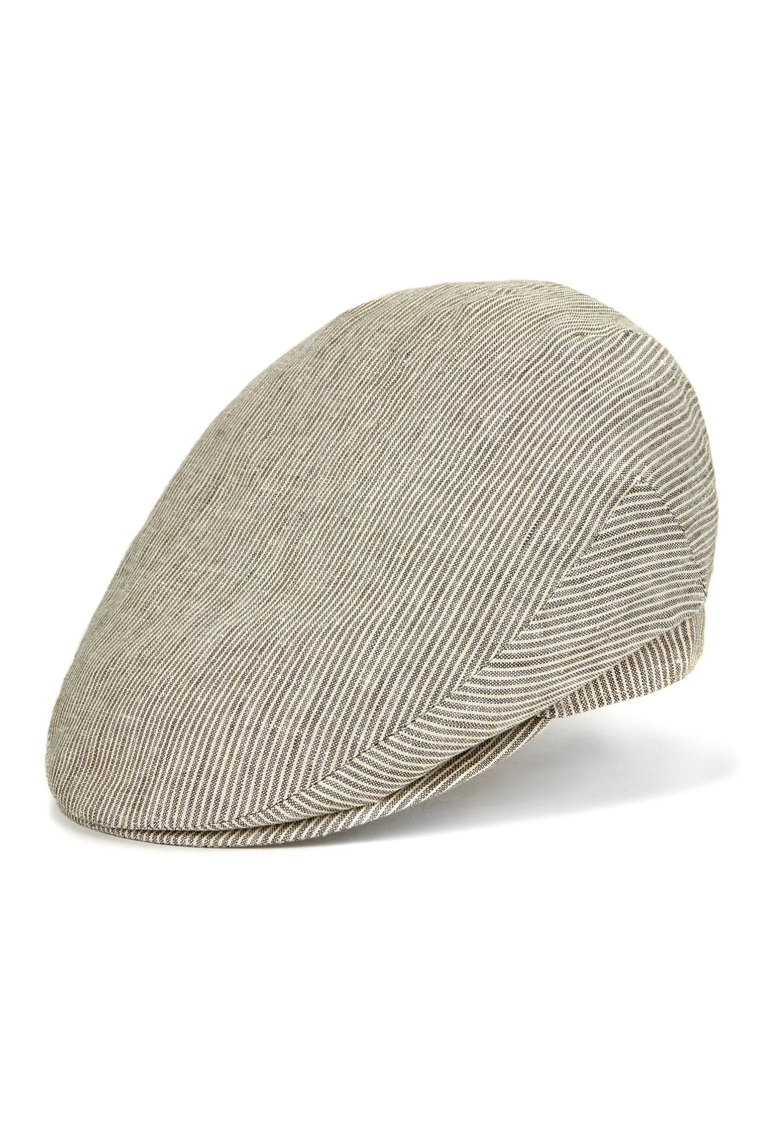 Cannes Linen Flat Cap