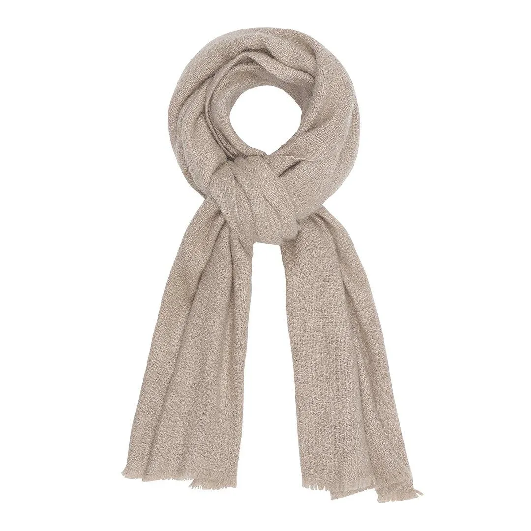 CARE BY ME 100% Cashmere Womens Spun Scarf