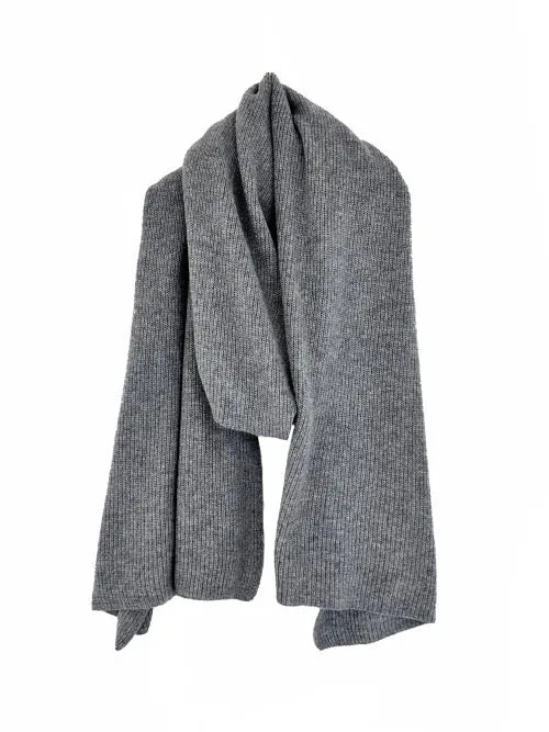 Cashmere Blend Scarf | Grey