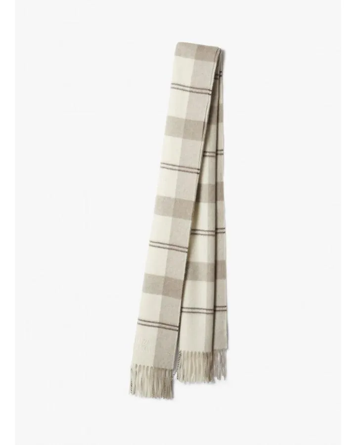 Cashmere Oblong Plaid Scarf