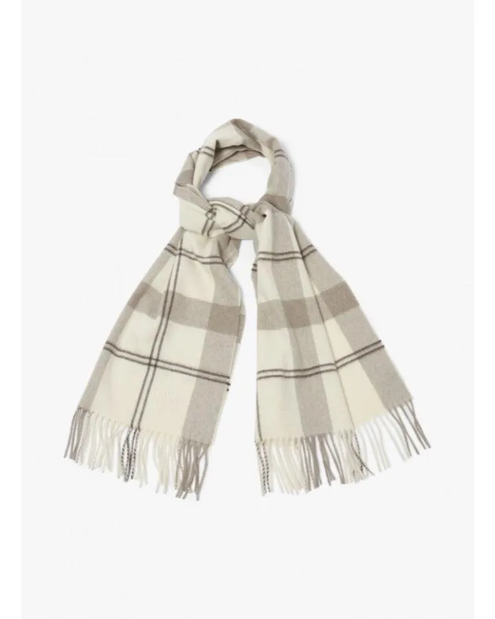 Cashmere Oblong Plaid Scarf