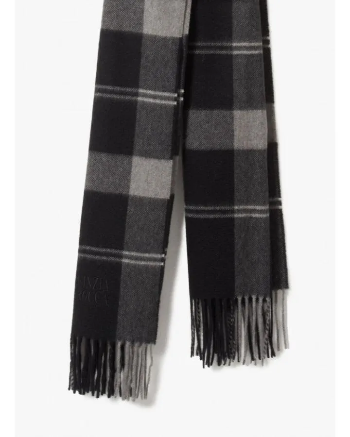 Cashmere Oblong Plaid Scarf