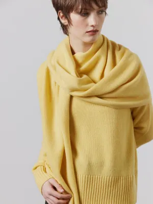 Cashmere Scarf - Winter Yellow