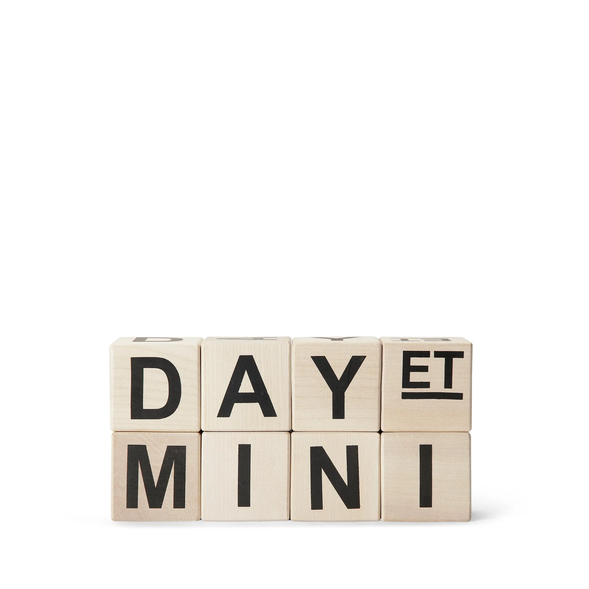 DAY ET MINI Wood Letter Blocks