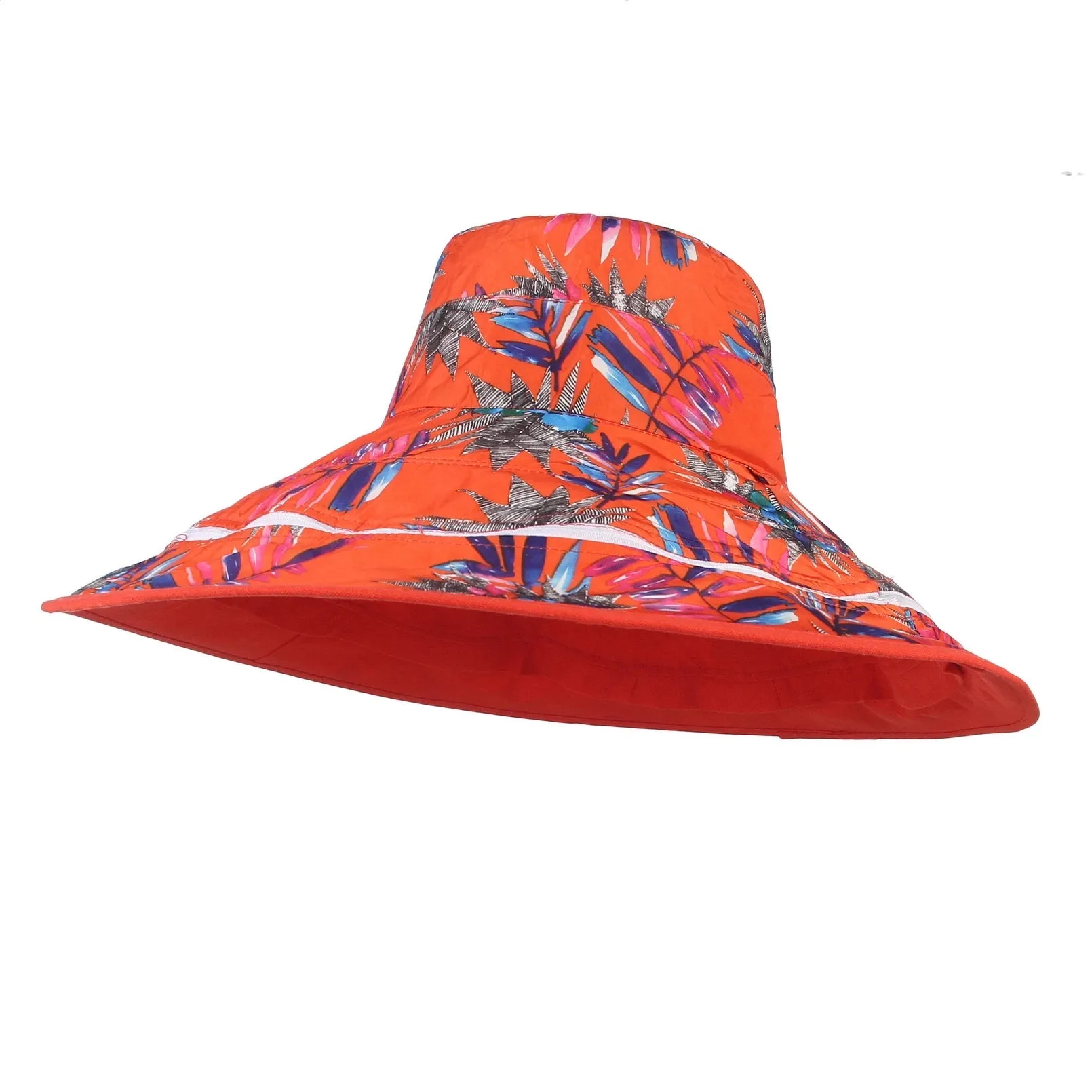 Detachable Large Brim Reversible Bucket Hat