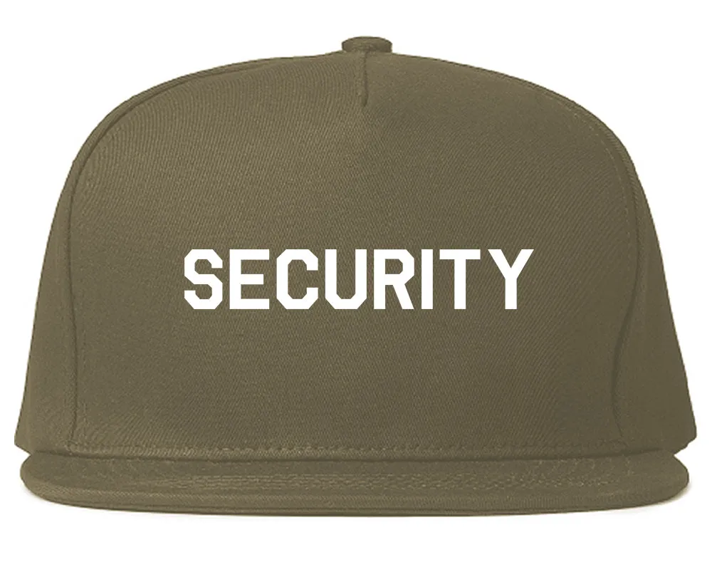 Event Security Uniform Mens Snapback Hat