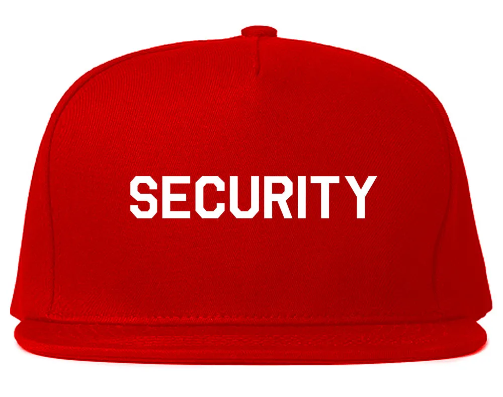 Event Security Uniform Mens Snapback Hat