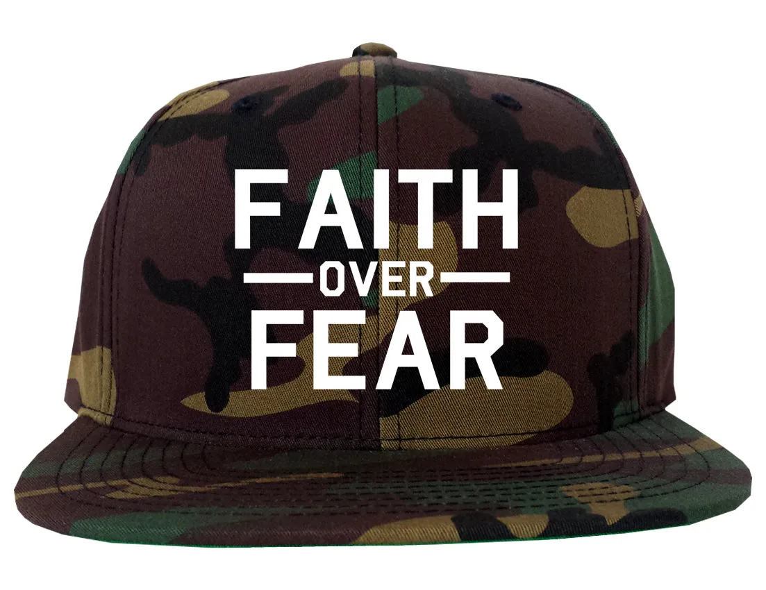 Faith Over Fear Mens Snapback Hat