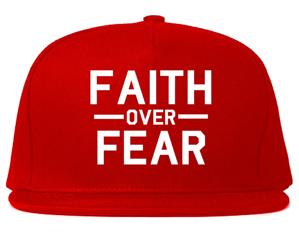 Faith Over Fear Mens Snapback Hat