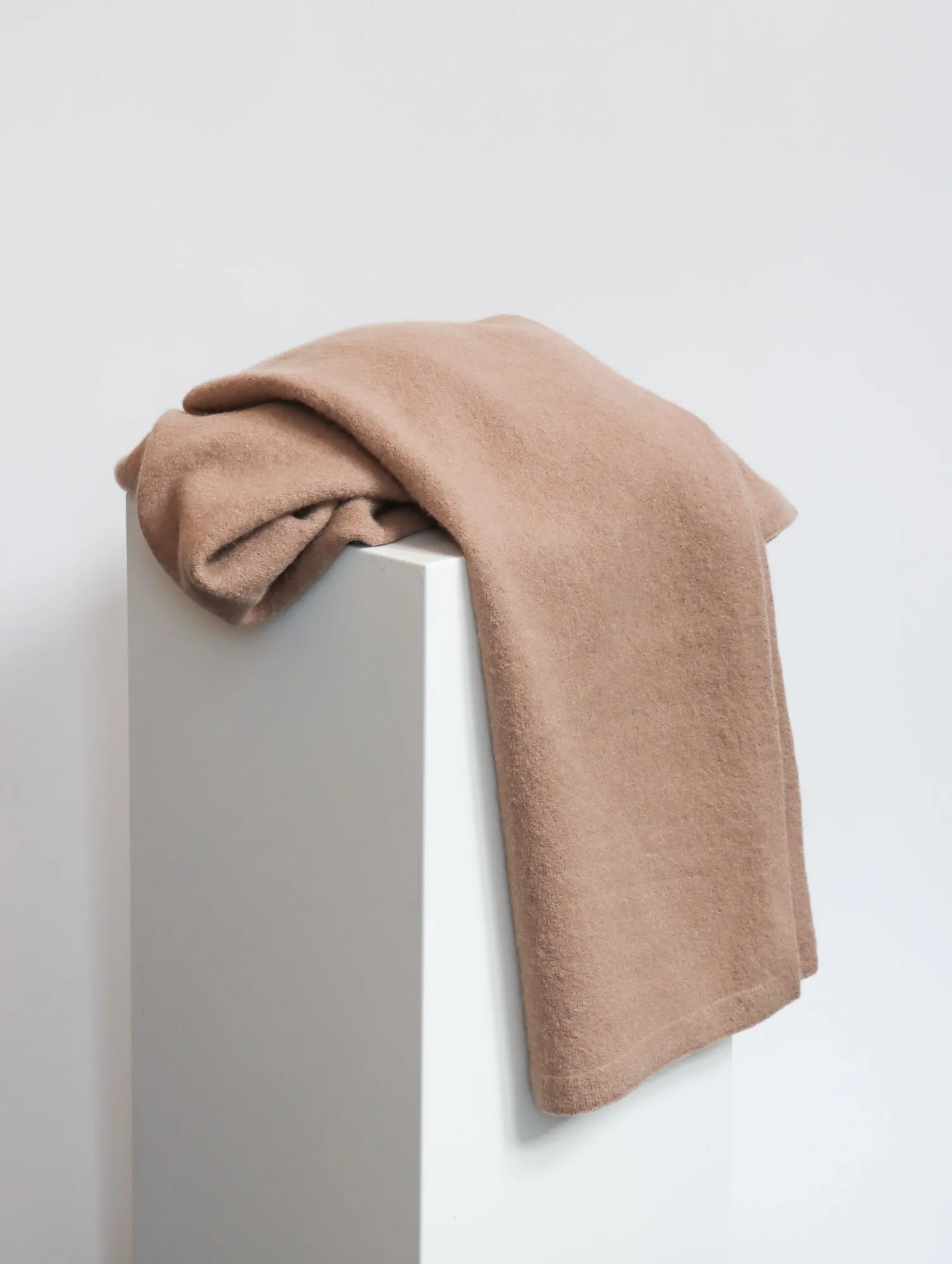 Felt Wide Scarf in Cork by Lauren Manoogian