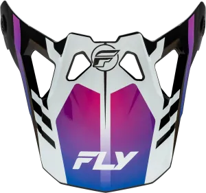 FORMULA CP KRYPTON VISOR WHITE/BLACK/PURPLE M-2X