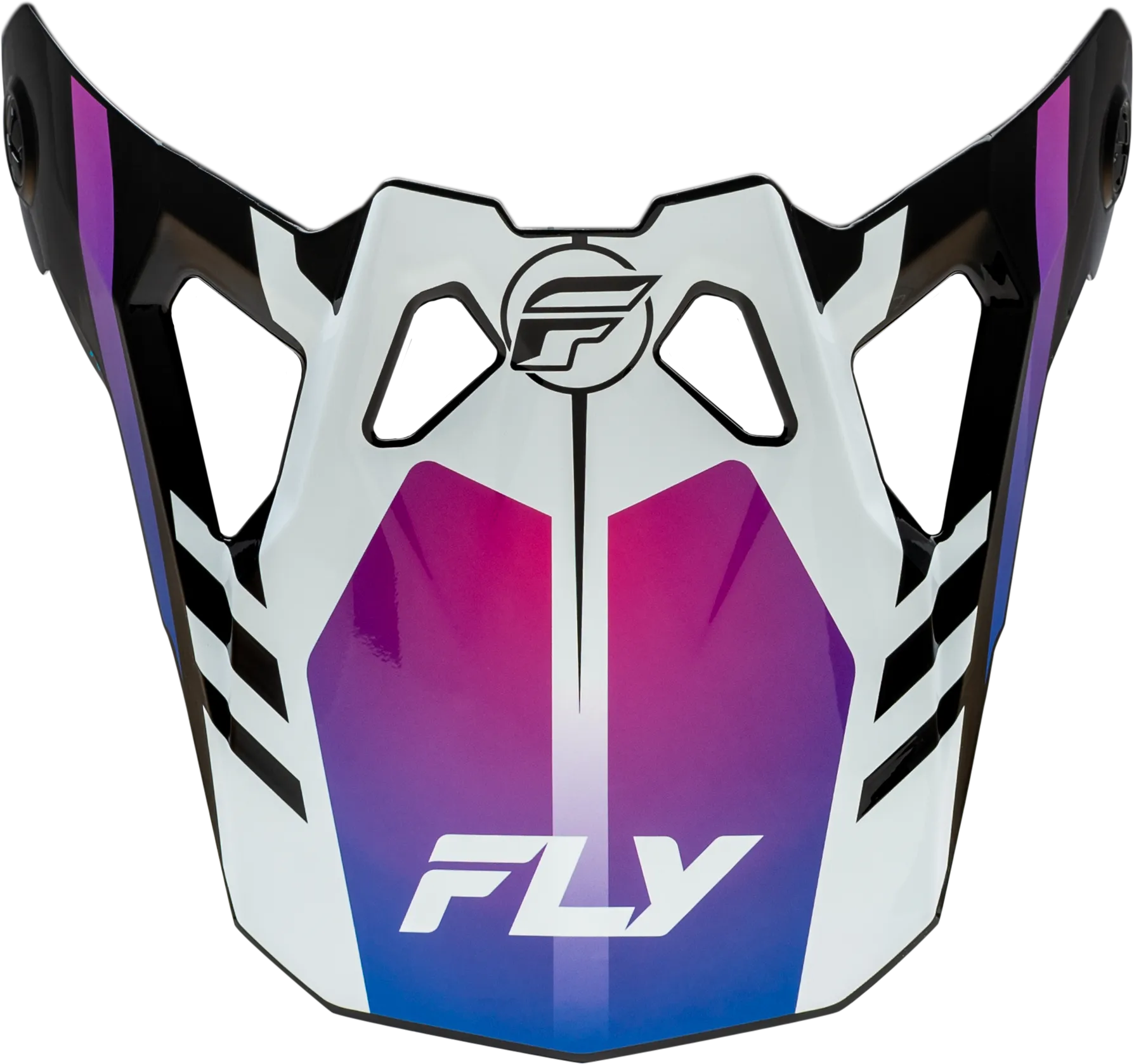 FORMULA CP KRYPTON VISOR WHITE/BLACK/PURPLE M-2X