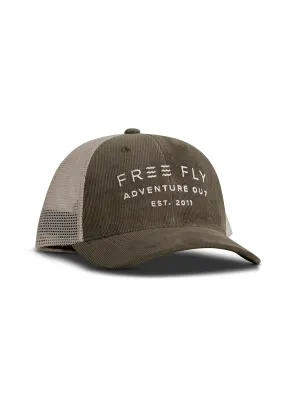 Free Fly Adventure Out Trucker Hat - SMOKEY OLIVE