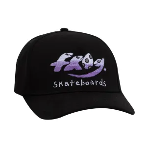 Frog Dino Logo 5-Panel (Black)