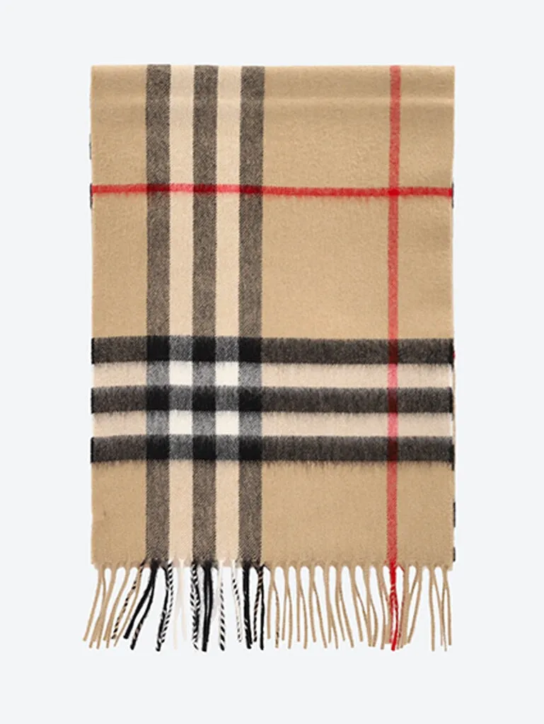 Giant check scarf