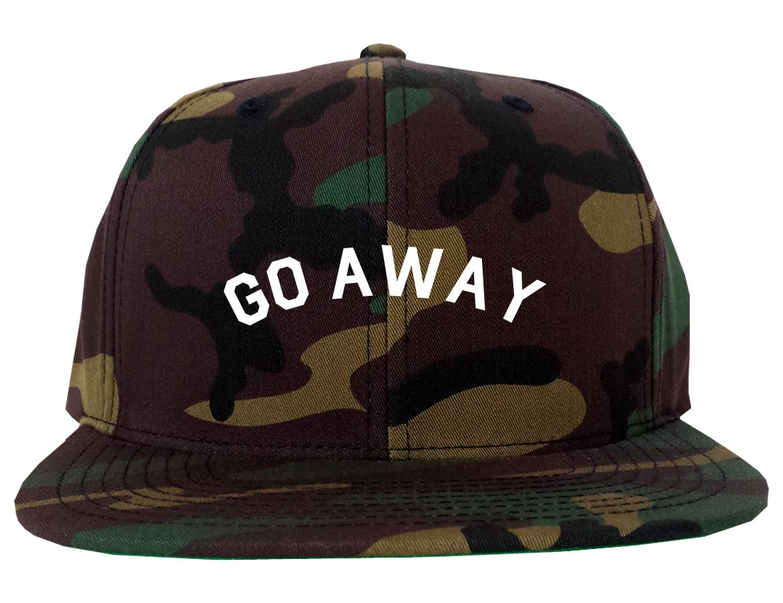 Go Away Mens Snapback Hat