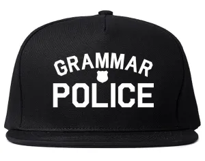 Grammar Police Gag Mens Snapback Hat