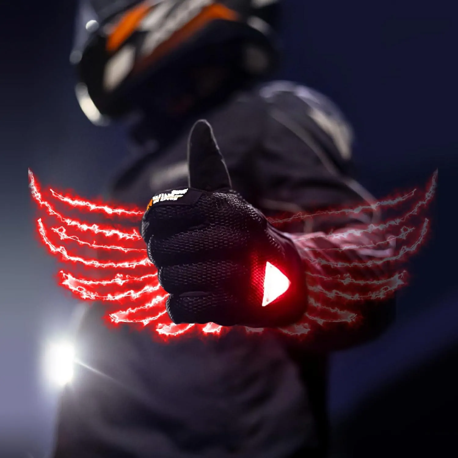 GRAND PITSTOP Night Wing Motorcycle Gloves.