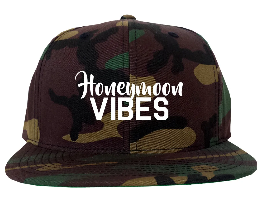 Honeymoon Vibes Wedding Mens Snapback Hat