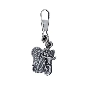 Hot Leathers ZPA1017 Angel On Bike Zipper Pull