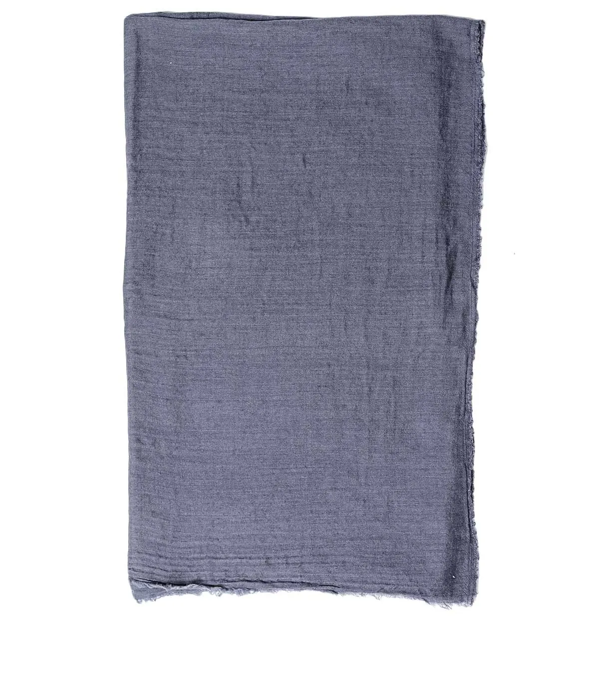 Iron Grey Raso Lavato Scarf