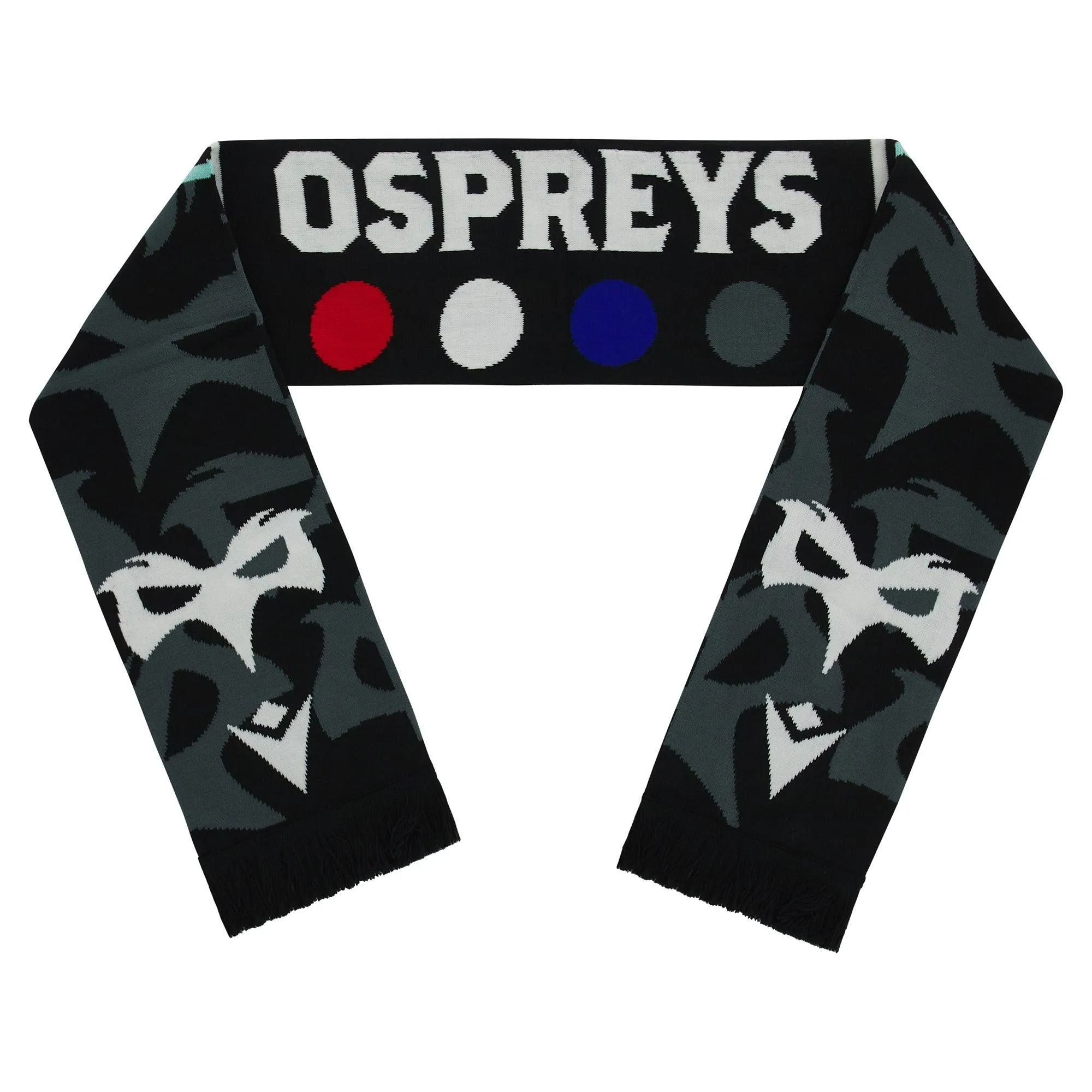 Macron Ospreys Rugby Double Layer Scarf