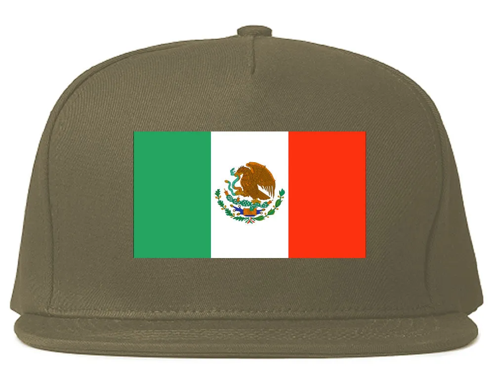 Mexico Flag Country Printed Snapback Hat Cap