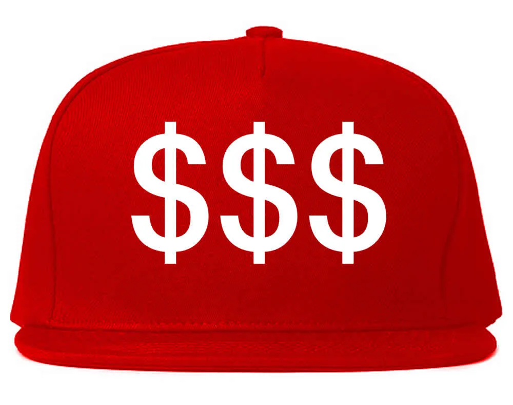 Money Signs Snapback Hat Cap