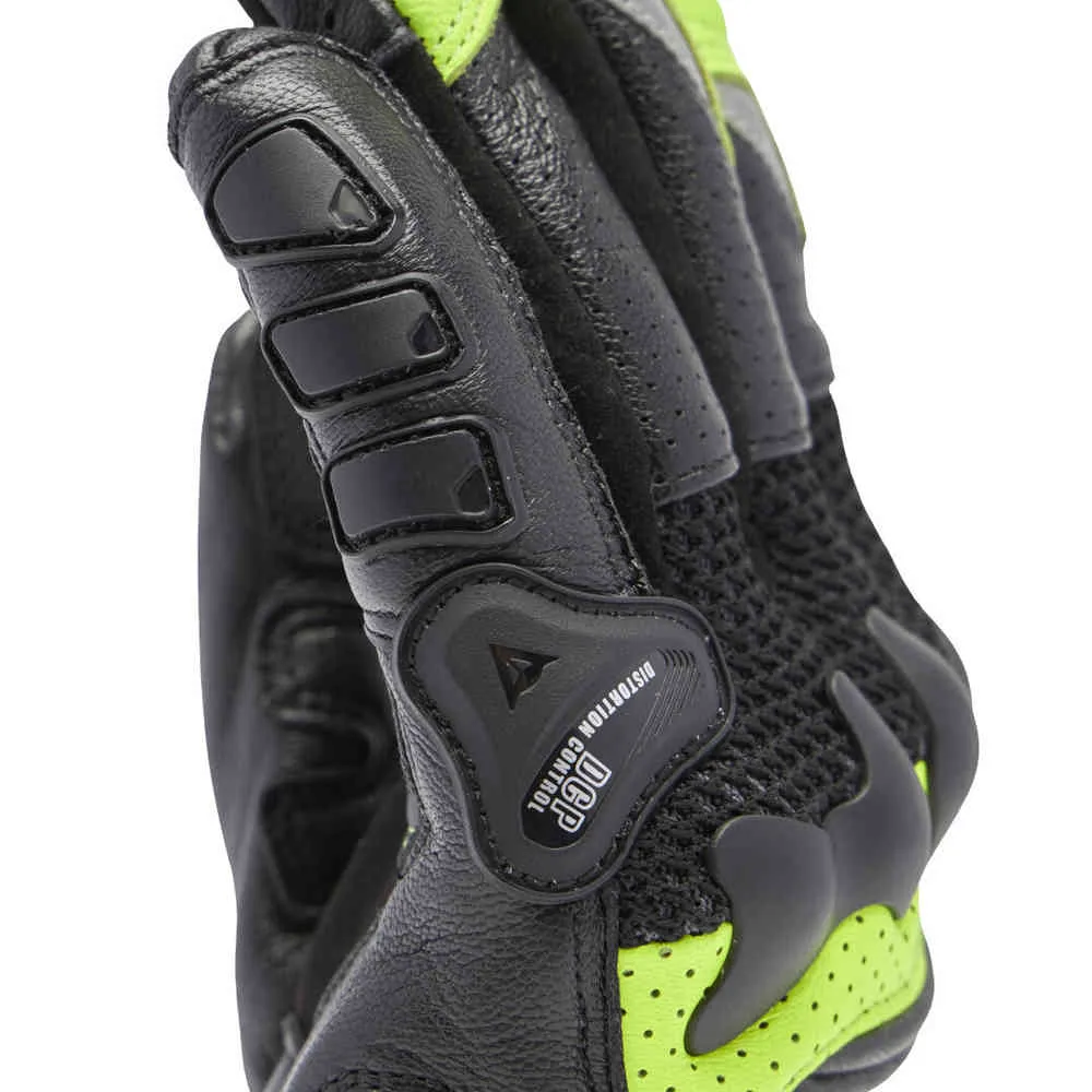 Motorcycle gloves X-Ride 2 Ergo-Tek Dainese, black yellow