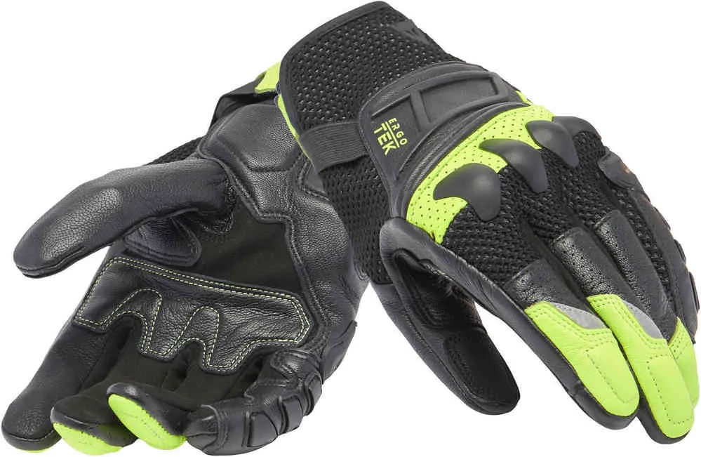 Motorcycle gloves X-Ride 2 Ergo-Tek Dainese, black yellow