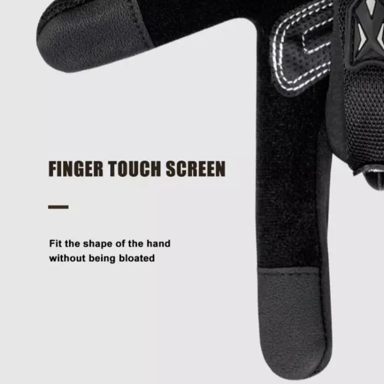 Motorcycle Outdoor Riding Non-slip Touch Screen Sun Protection Gloves, Size: XL(Black)