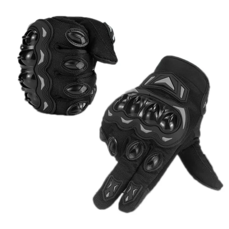 Motorcycle Outdoor Riding Non-slip Touch Screen Sun Protection Gloves, Size: XL(Black)