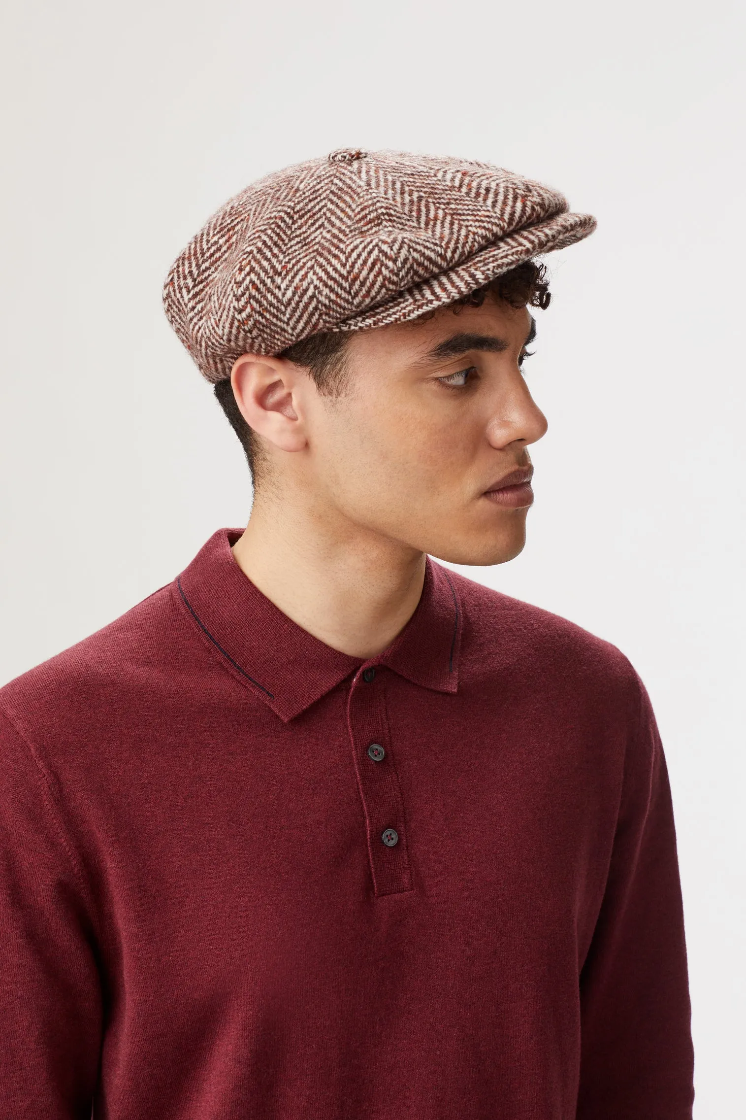 Muirfield Herringbone Bakerboy Cap